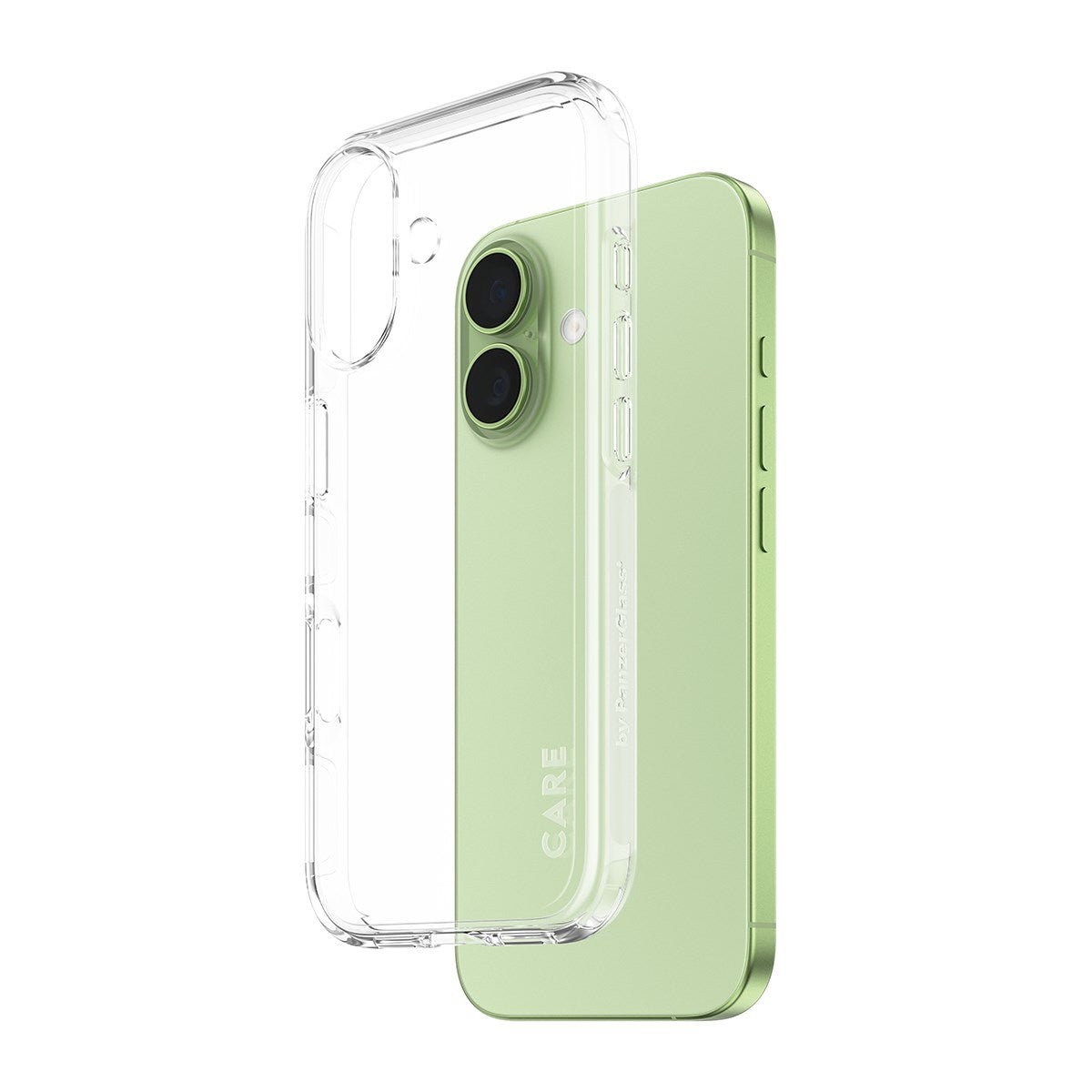 CARE by PanzerGlass® Flagship Case Transparent Urban Explorer w. Clear Frame iPhone 17